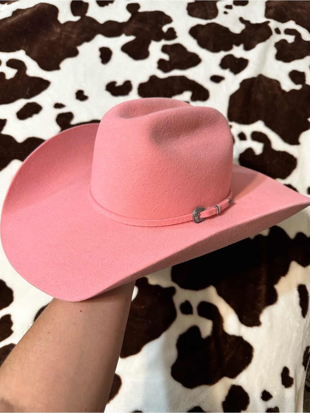 Serratelli Pink Wool Felt Hat